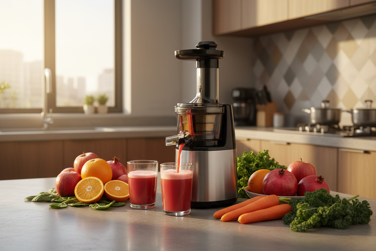 AGARO Slow Juicer for Busy Indian Homes – Quick & Easy Juicing Solution