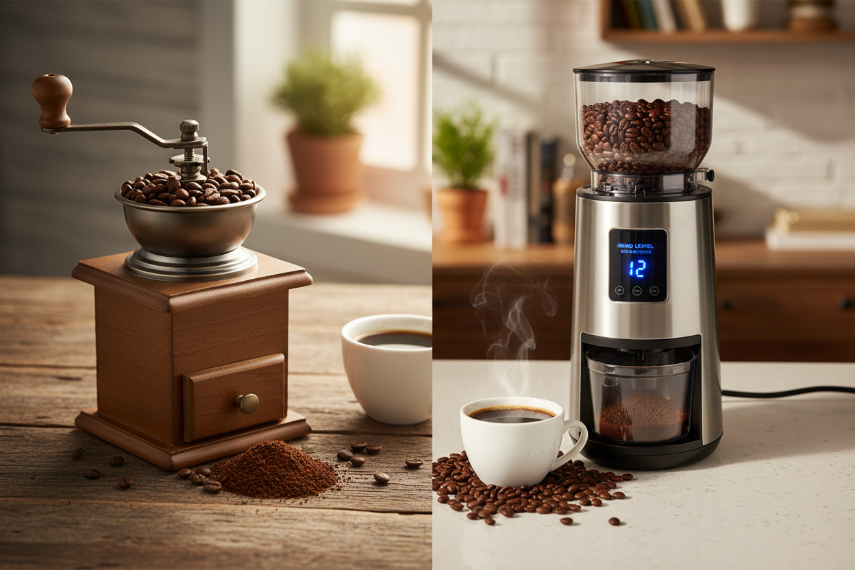 Manual vs Electric Coffee Grinders — Which One Is Best for You?
