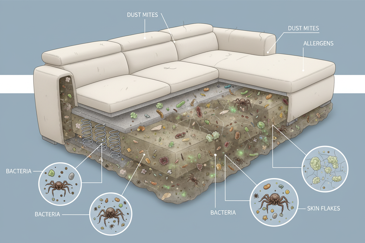 The Hidden Life of Your Sofa: Why Surface Cleaning is Never Enough
