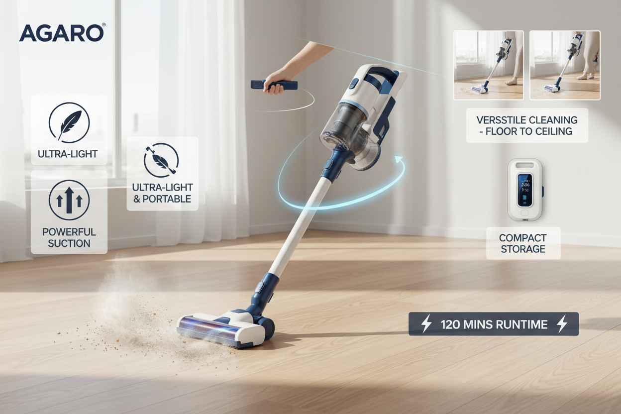 Top Benefits of Using AGARO Imperial Stick Vacuum Cleaner