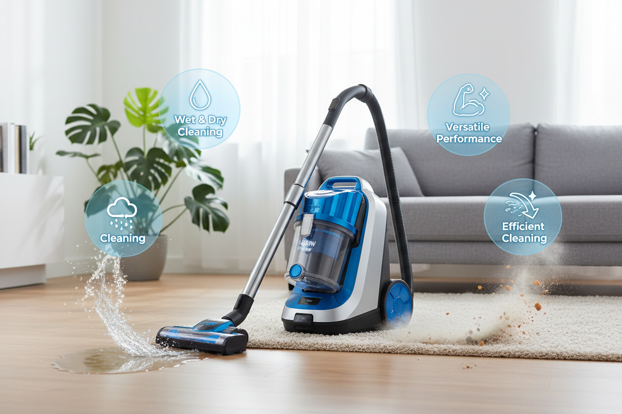 Top Reasons to Buy Agaro Ace 1600W Wet &  Dry Vacuum Cleaner