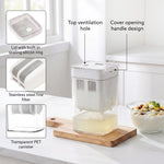 Greek Yogurt Maker & Curd Strainer | 1100ml BPA-Free Yogurt Strainer with Fine Mesh Filter | Whey Separator for Homemade Greek Yogurt, Curd, Cheese & Dairy
