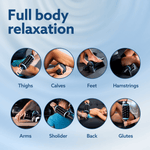Supreme Rolling Massager with Forward & Reverse Rotation | 5 Speed Levels | Rechargeable Wireless Deep Tissue Roller for Back, Legs, Thighs & Arms | Auto Shut-Off & Hands-Free Base