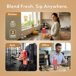 Primo Plus Personal Blender with 2 (500ml) Jars Red
