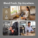 Primo Plus Personal Blender with 2 (500ml) Jars Black