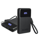Ignite 10000 mAh Compact Power Bank, 45W Quick Charging for Smartphones
