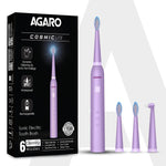 COSMIC Lite Sonic Electric Toothbrush For Adults With 6 Modes, 3 Brush Heads