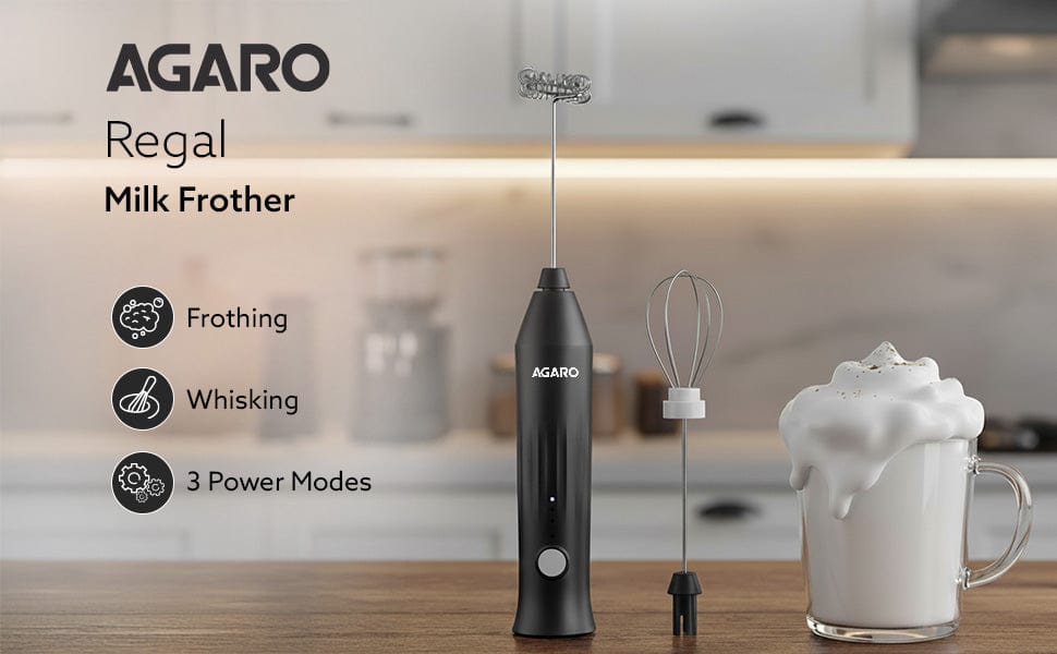 Rechargeable Milk Frother Handheld, USB-C Coffee Foam Maker with Rechargeable Milk Frother Handheld, USB-C Coffee Foam Maker with