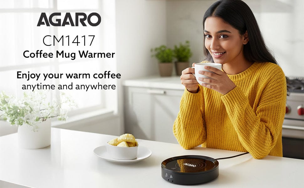 Regal Coffee Mug Warmer – Cup Heater for Coffee-Tea, Milk & Hot Drinks, Portable Electric Heating Pad with Constant Temperature, for Home, Office & Travel