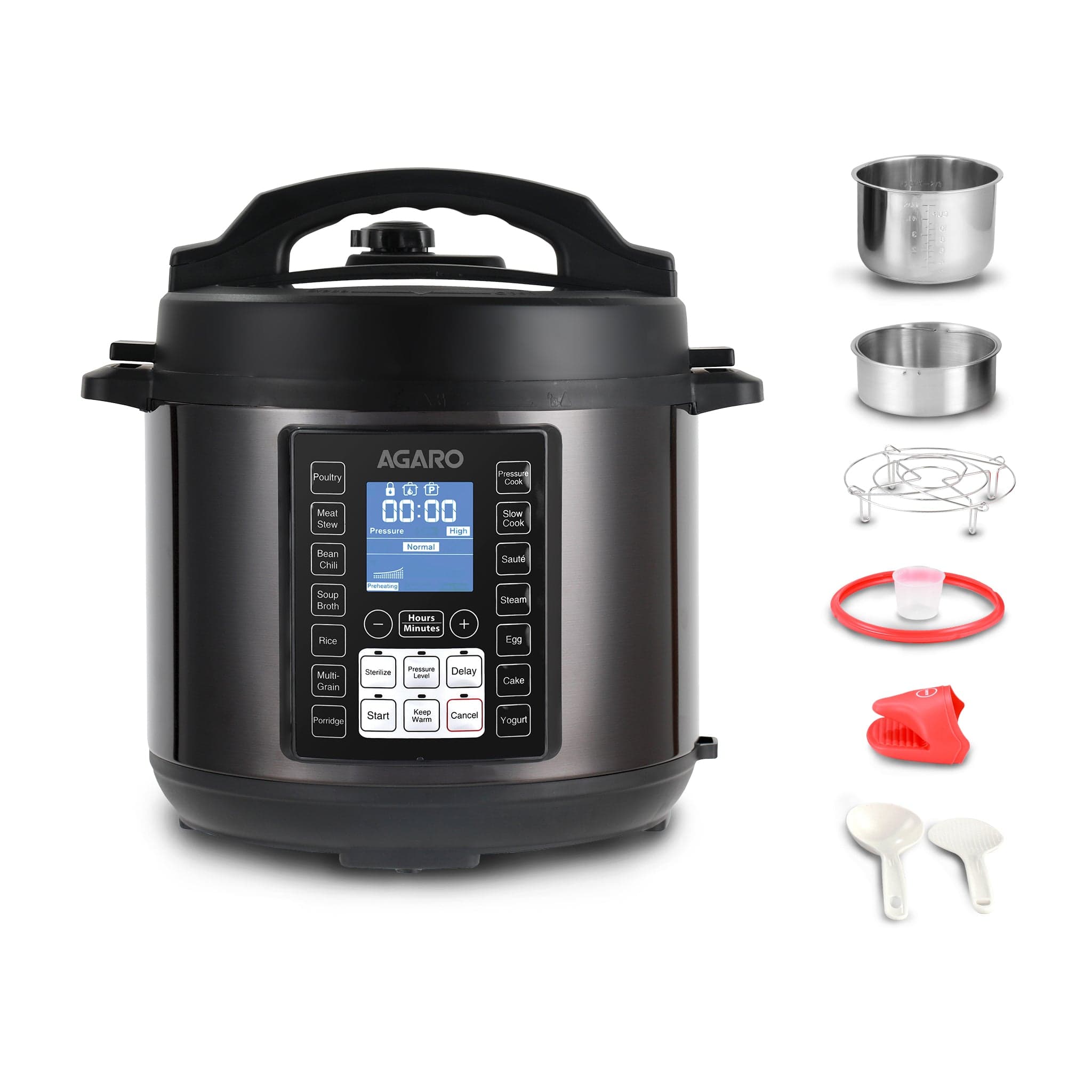 AGARO Electric Pressure Cooker Best Electric Cooker in India – Agaro