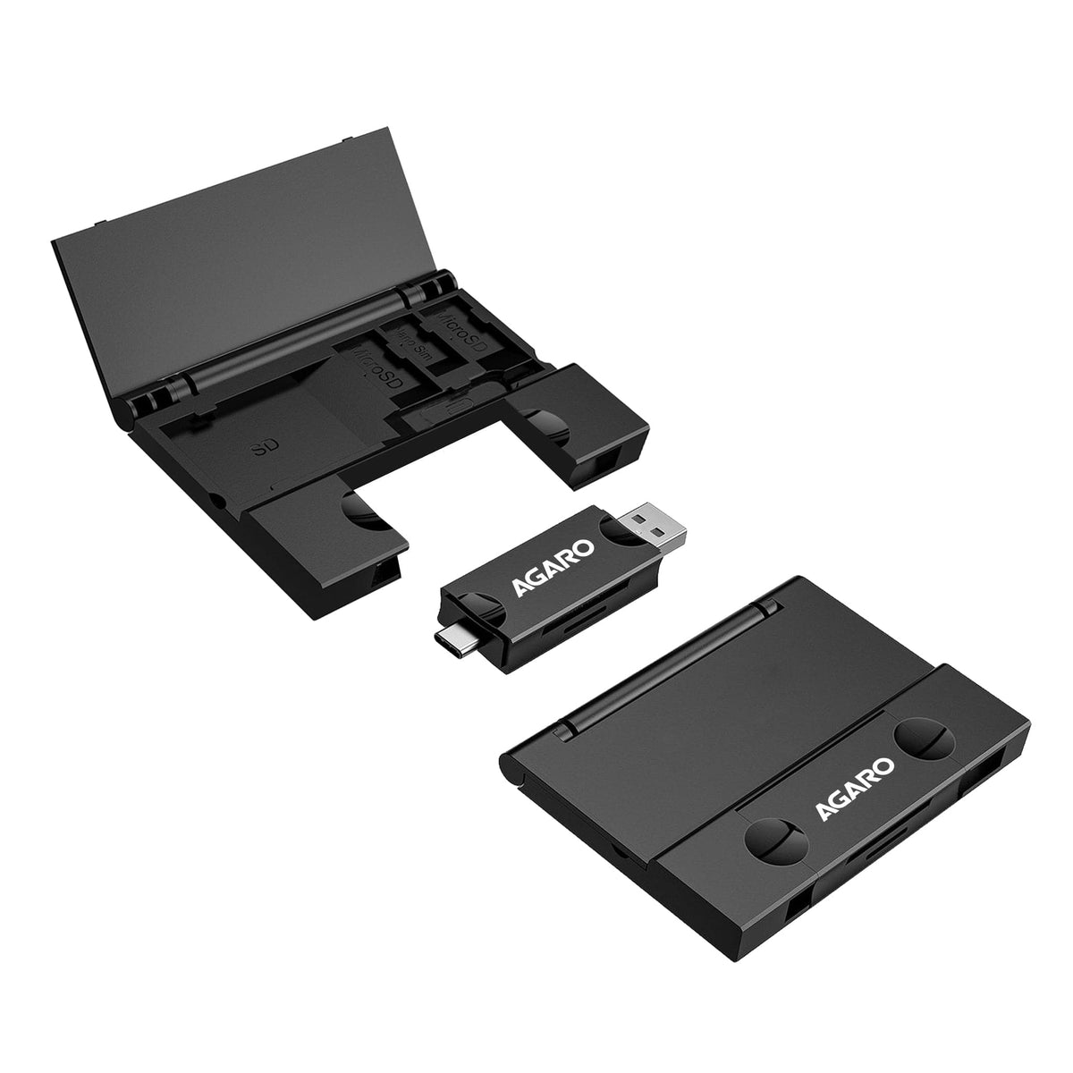 Snapcase USB 3.0 Card Reader with Storage Case