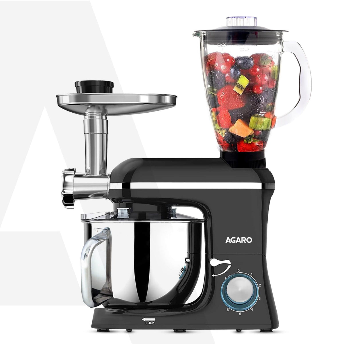 Regency Stand Mixer - 1400W - Black