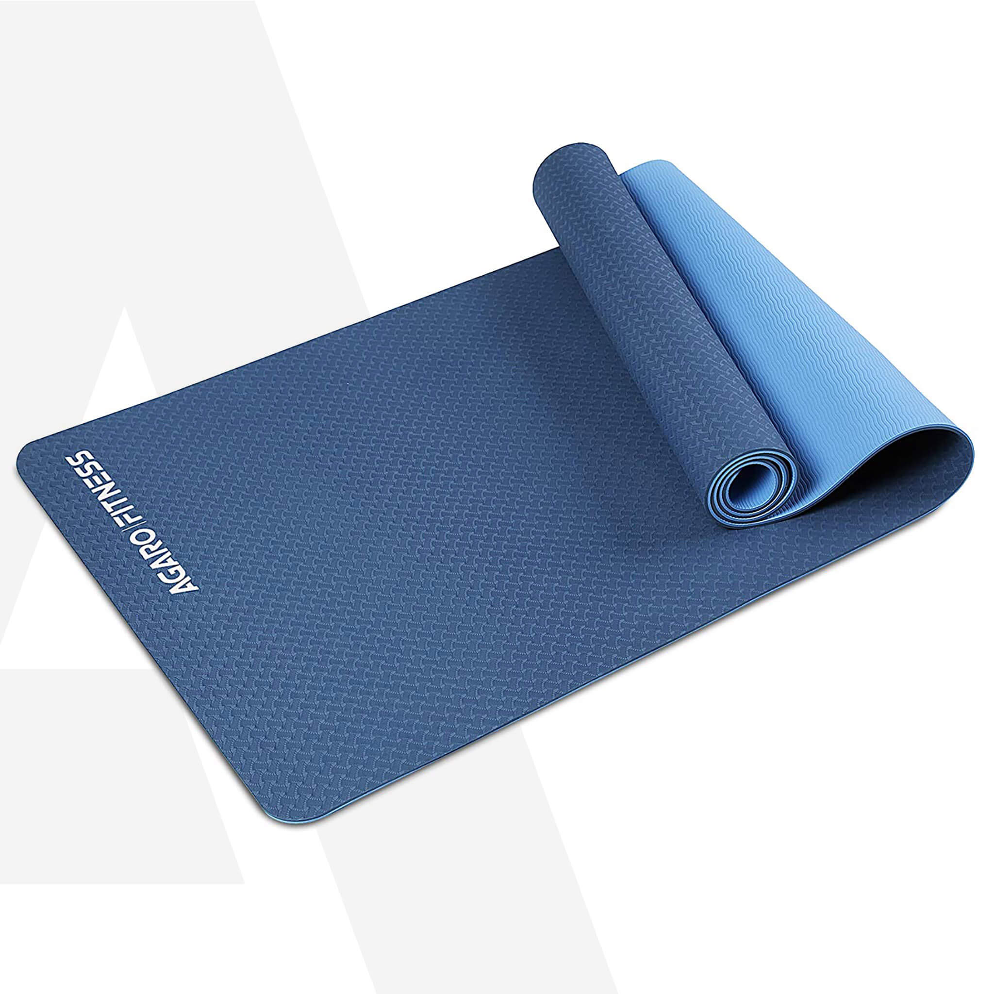 FITPRO Yoga Mat Blue + Sky TPE, Eco Friendly