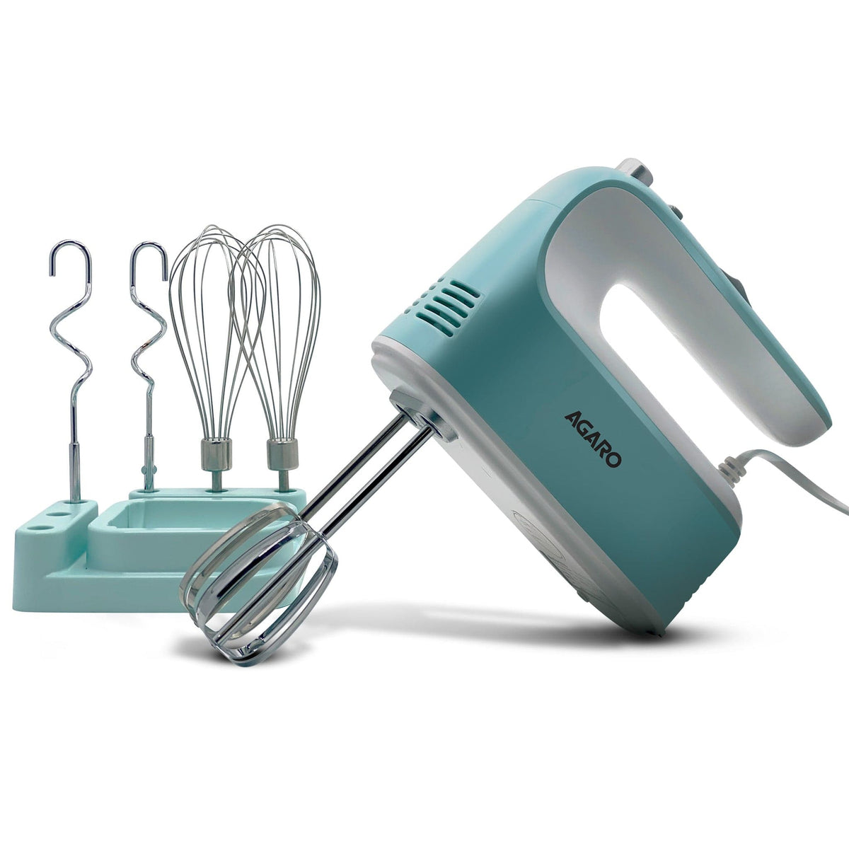 AGARO Regency Hand Mixer, Hand Mixer Blender, Detachable Beaters