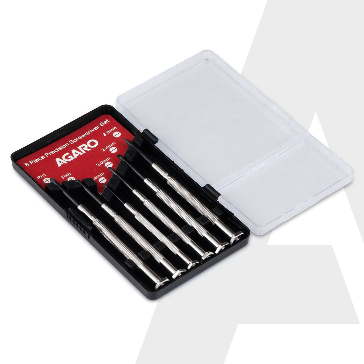 6-Piece Precision Screwdriver Set, for Home, DIY, Professional & Industrial Use Ideal for Carpentry, Construction, Mechanical & Plumbing Tasks
