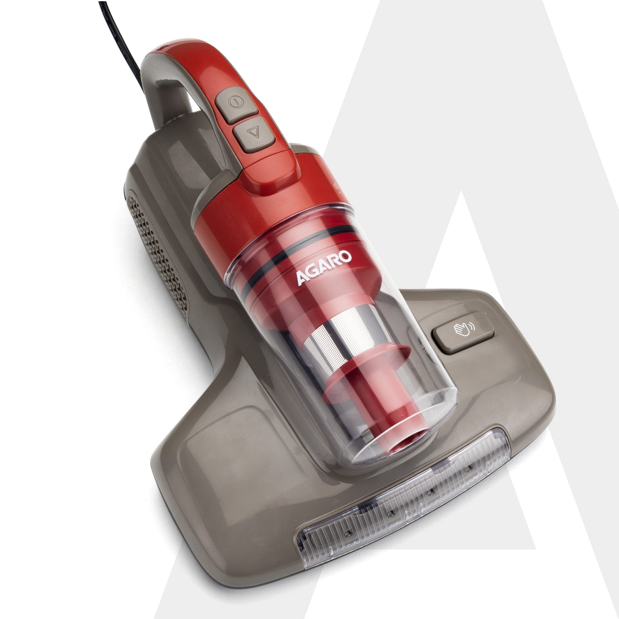 Grand Bed Vacuum Cleaner, Cyclonic Technology for Dust Collection, UV Light Sterilization, 12kPa Suction Power, Suitable for Bed, Sofa, Pillow and Other Fabric Surfaces, Grey & Black