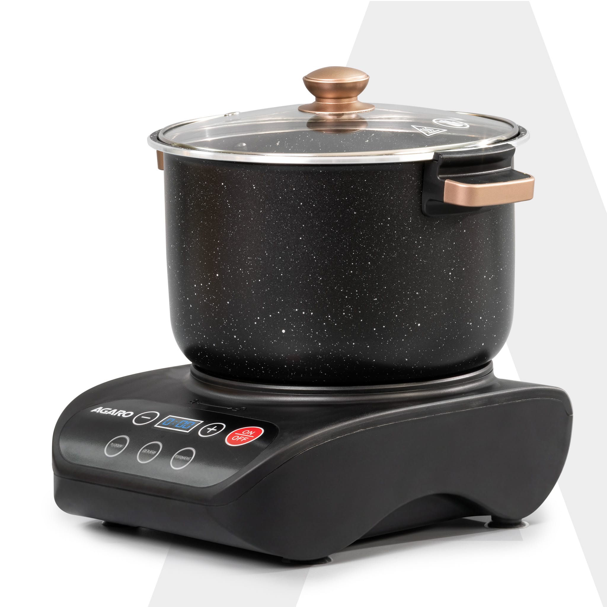 Regal Dough Maker Machine, 5L, 300W Electric Atta Maker with Automatic Dough Kneading, Ceramic-Coated Stainless Steel Bowl with lid