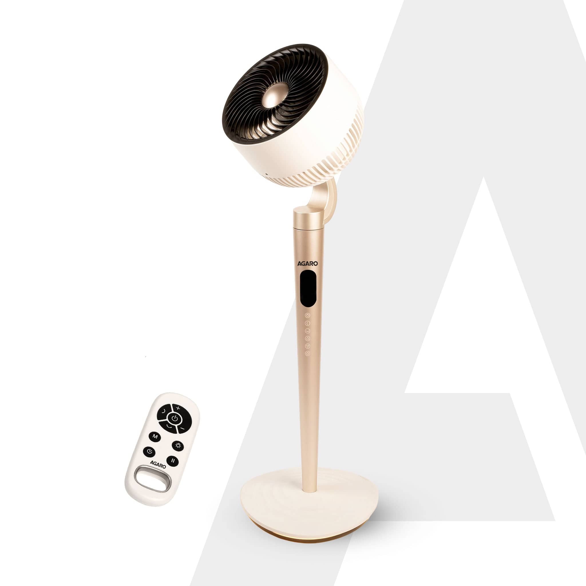 Royal 3D Air Circulation Tower Fan with Mood Lamp, Ultra-Quiet BLDC Standing Fan for Home & Office Use, Touch & Remote Control, 12 Wind Speed, 5 Modes, 90˚ Horizontal & 90˚ Vertical Oscillation