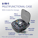 Snapcase 6-in-1 Multifunctional 60W Fast Charging Case With Retractable Cable