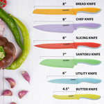 Royal Knife Set of 6pcs SS Multi Color