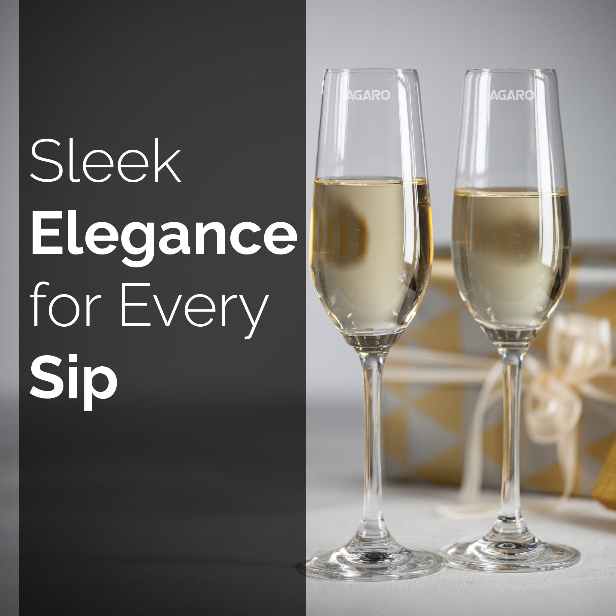 Elegant Wine Glass 195ml, Set of 6, Whisky, Vodka, Tequila, Liquor, Wine Tasting, Cocktail, Home, Bar