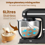 Regency Stand Mixer - 1400W - Black