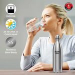 Royal Stainless Steel Flask, 500ml, Grey