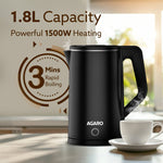 Elegant Electric Kettle  - 1.8L - Black |  Buy Electric Kettles Online in India at Best Price