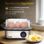 Grand Egg Boiler And Poacher - 500W, Silver