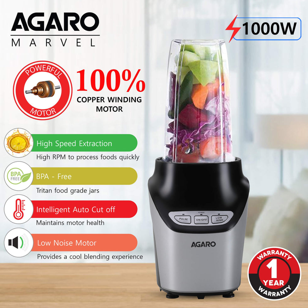 AGARO Marvel Nutri Blender Powerful Motor Order Now! Agaro