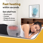 Ortho Electric Heating Pad, Orthopaedic Heating Belt with Temperature Controller, Heat Therapy Waist Belt, for Pain Relief of Back, Neck, Lumbar Muscle Strain, Cramps ( Grey, HP4112)