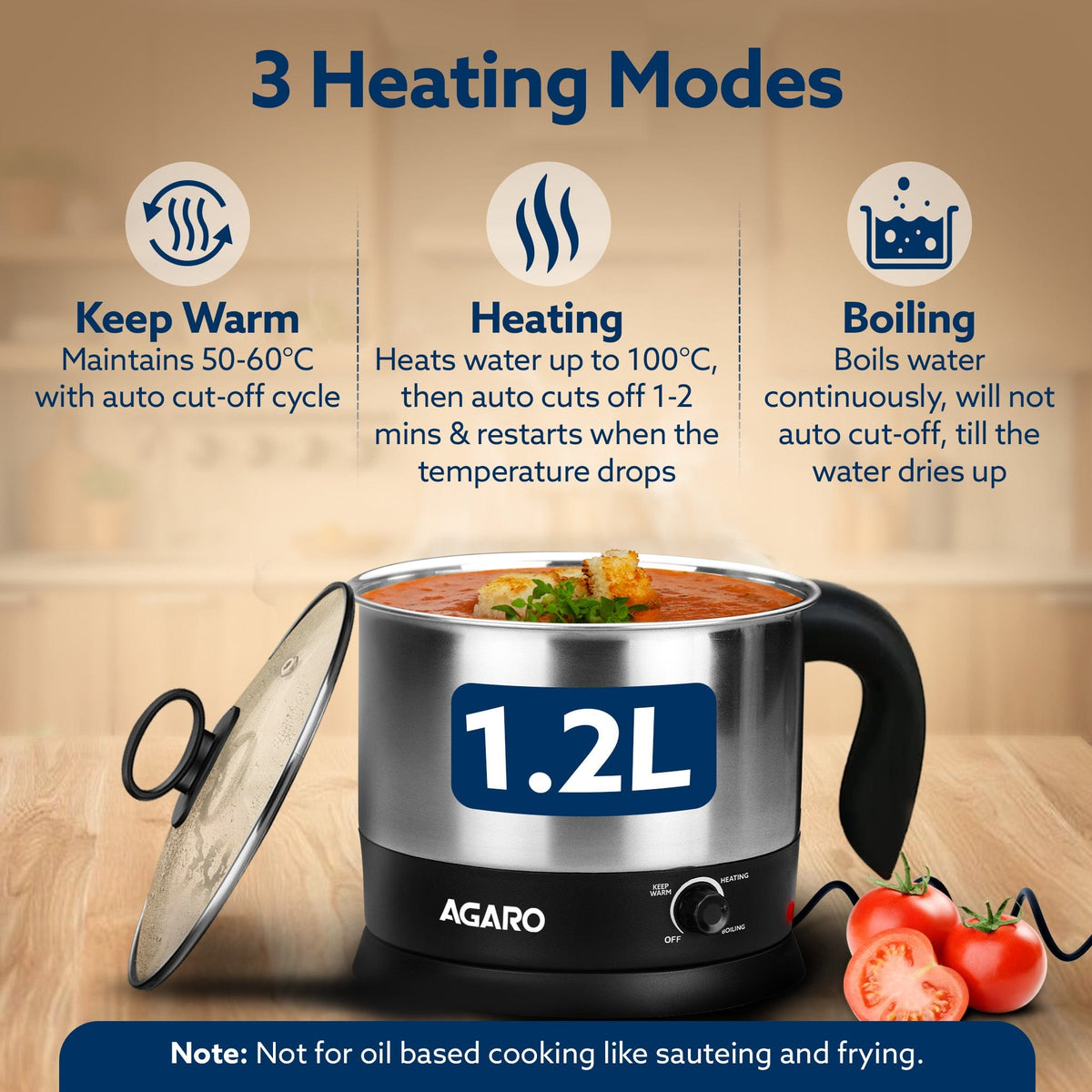 Esteem Multi Kettle 1.2L