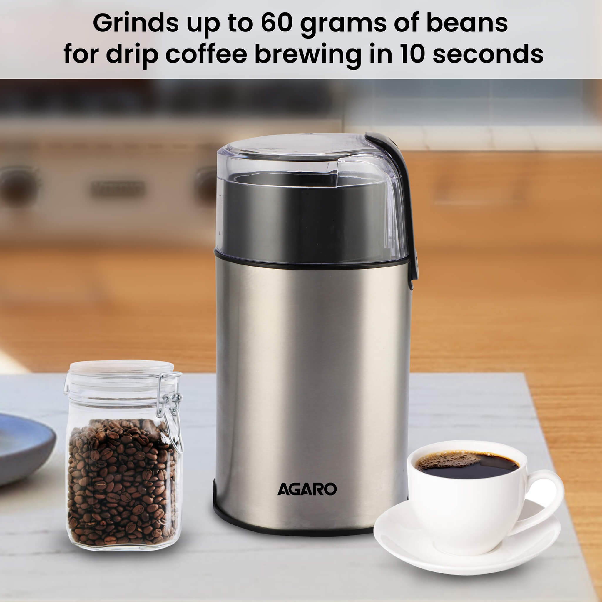 Grand Coffee Grinder, 60 Gms Coffee Bean Capacity
