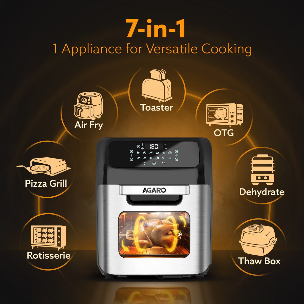 Regency Air Fryer - 1800 Watts - 12L