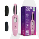 CR1717 Electric Callus Remover with 2 Replaceable Heads – Rechargeable Foot Scrubber for Dead Skin & Cracked Heels | Pedicure Machine with 120 Minutes Runtime