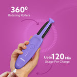 CR1414 Electric Callus Remover with 2 Replaceable Heads – Rechargeable Foot Scrubber for Dead Skin & Cracked Heels | Pedicure Machine with 120 Minutes Runtime