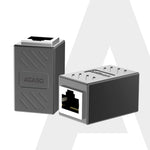 Cat8 Ethernet Extender Female to Female RJ45 Coupler Adapter, 8P8C Inline LAN Connector for Cat6/Cat7/Cat8 Cable Extension, Network Cable Joiner, High-Speed, Stable Connection, Pack of 1