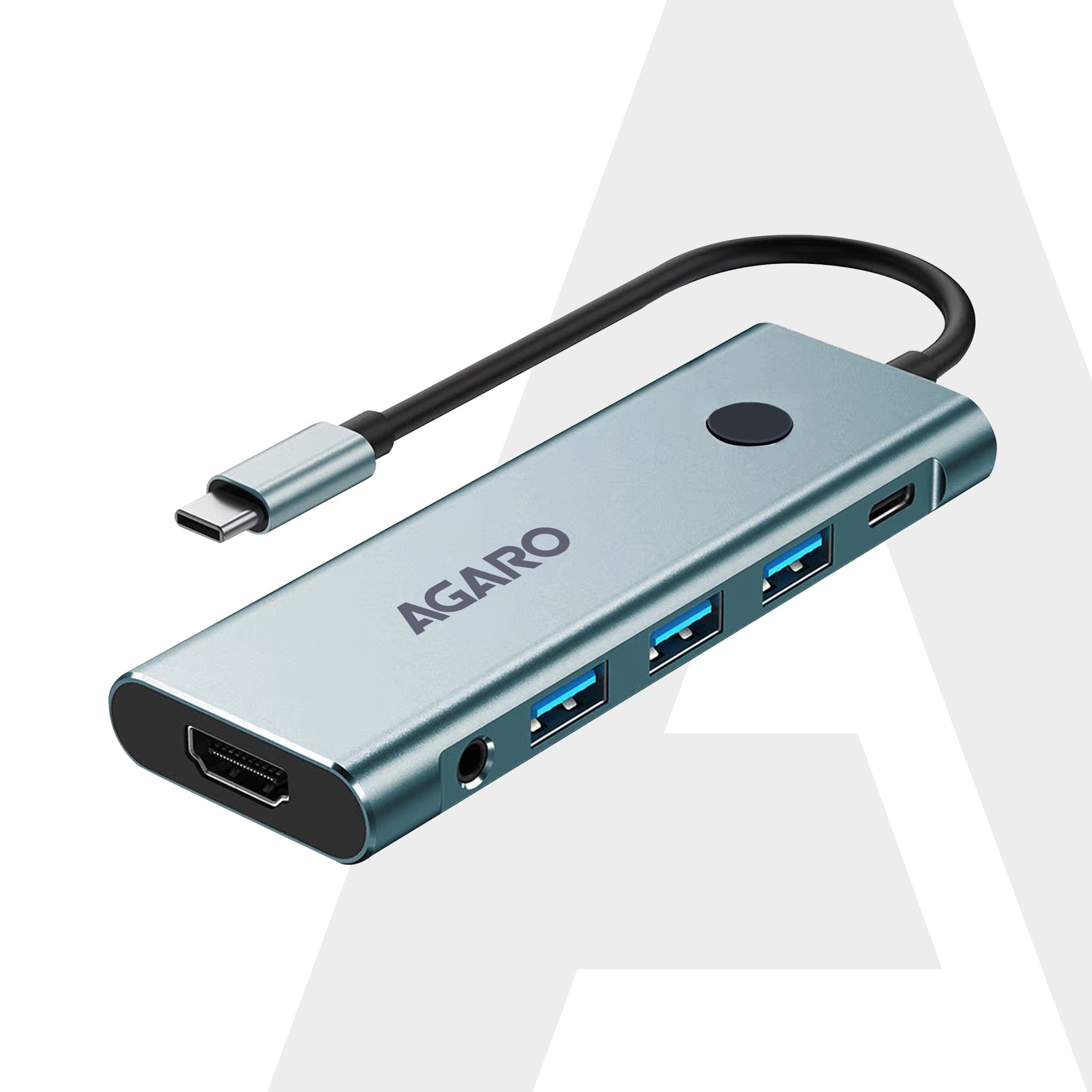 9-in-1 Type-C Multiport Hub, 4K60Hz HDMI, 100W PD Fast Charging