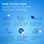 Automatic Portable Digital Blood Pressure Monitor TMB-2283 for Home Use