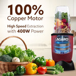Regal Nutri Blender with 3 Jars, 400 Watts Personal Blender with 100% Copper Motor