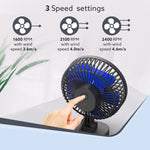 Breeze USB Desktop Fan, Personal Mini Fan for Home Office Bedroom, Study, Black