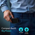 Imperial Power Bank 20000 mAh, 22.5W Power Delivery for Smartphones, Portable, USB C & Micro Input, USB A1,A2 & C Output, Fast Charge Technology for Tablets, Headphones and Hi-Powered Devices
