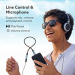 Type-C to 3.5mm Aux Female Converter with Built-in DAC, Hi-Res Durable Audio Adapter, Supports Mic & Calls, Compatible with iPhone 15 & above, Mobile, Laptops, Plug & Play USB-C to AUX Adapter