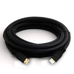 Hdmi To Hdmi V2.0 Nylon Braided Cable For Monitor, Television, Dvd Player (Black, 3M)