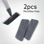 Delite Spray Mop Refill Set, 2 Pcs, Microfiber Pads, for Tiles, Kitchen, Detachable Pad, Compatible with AGARO Delite Spray Mop
