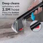 Elite Upright Wet & Dry Carpet Cleaner, 800W, 13.5 kPa Suction Pressure, 2 in 1 Handheld Carpet Spot Cleaner Machine, Dual Rolling Brush, Upholstery Cleaner, Carpet Washer for Spills & Stains