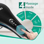 Regent Handheld Double Head Massager, 4 Massage Heads, 4 Modes, For Pain Relief and Relaxation, Neck, Back, Shoulder, Leg, Foot, Full Body Massager, Black