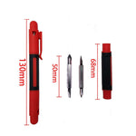 4in1 Pocket Screwdriver, Portable, 13x5x6.8 cm, Orange