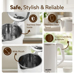 Elegant Electric Kettle, 1.8L, Double Layered Kettle, White
