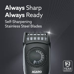Beard Trimmer MT2525, Cordless ElectricBeard_Trimmer with Precision Dial, USB Rechargeable, 20 Length Settings Mustache Trimmer for Mens Gifts